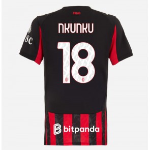 AC Milan Christopher Nkunku #18 Replika Hemmatröja Damer 2025-26 Kortärmad
